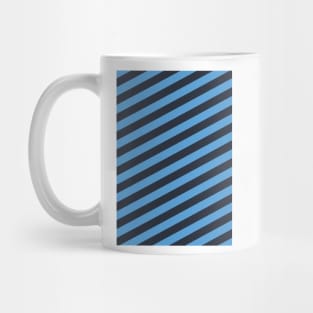 Co. Dublin GAA Sky Blue and Navy Angled Stripes Mug